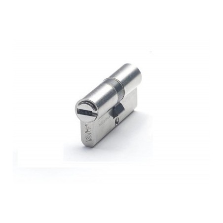 CILINDRO YL6 LEVA LARGA DOBLE EMBRAGUE 35-35 NIQUE L, 5 LLAVES YALE