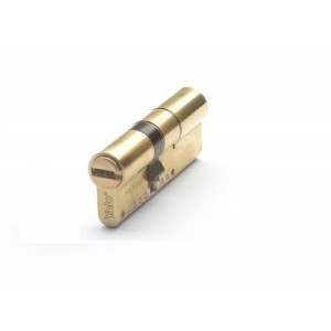 CILINDRO YL6 LEVA LARGA DOBLE EMBRAGUE 30-40 LATON , 5 LLAVES YALE