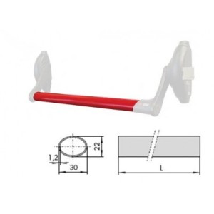 BARRA ANTIP. FAST PUSH 90CM ROJO CISA 1.07007.13.0