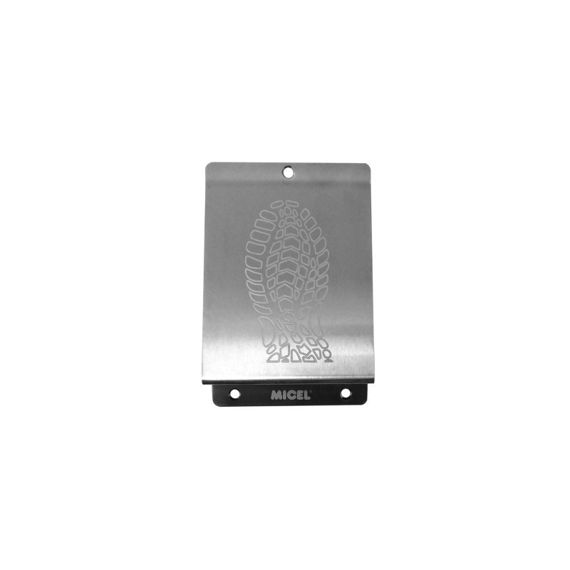 PLACA PISA PUERTA 148X98MM A/INOX INOX MICEL 97850
