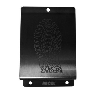 PLACA PISA PUERTA 148X98MM A/INOX NE MICEL 97851