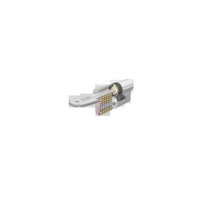 Cilindro Seg. T60 30X30Mm Leva Lg Niquel Tesa T6553030N